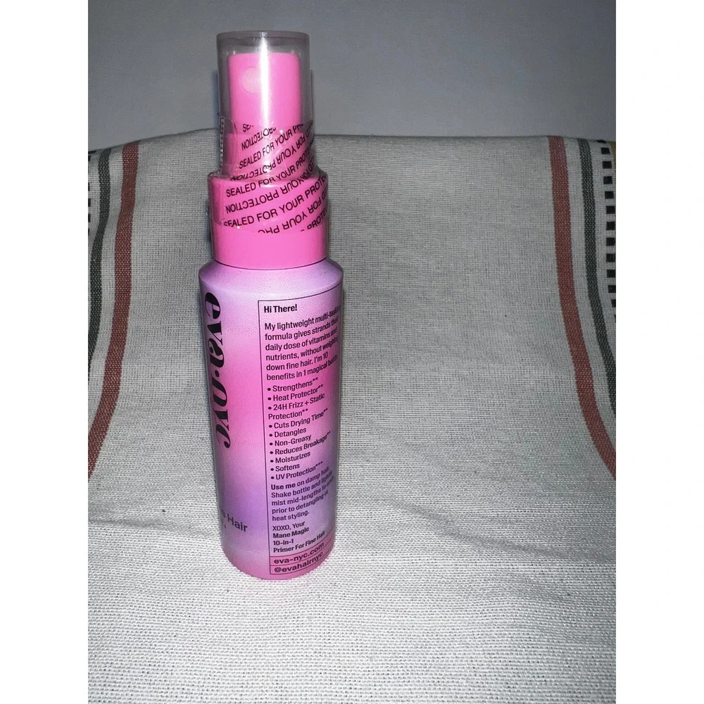 Eva NYC Mane Magic‎ 10-in-1 Primer For Fine Hair 2oz Heat Protectant Spray New
